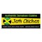 Signmission Authentic Jamaican Cuisine Jerk Chicken Curry Goat Banner Concession Stand Food Truck Single Sided B-120-30009 - alternate 1